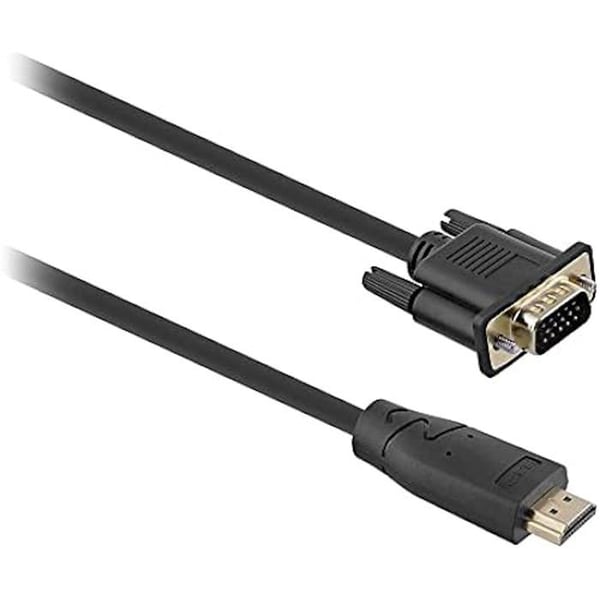 VGA/HDMI-kabel - T'nB - 2m - Svart - Optimal anslutning - Kompatibel med projektor