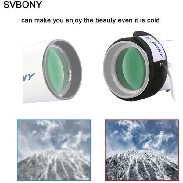 Svbony SV172 anti-dimma värmelist, linsvärmarremsa, 400 mm anti-dimma och anti-dimma temperaturregulator för kamera
