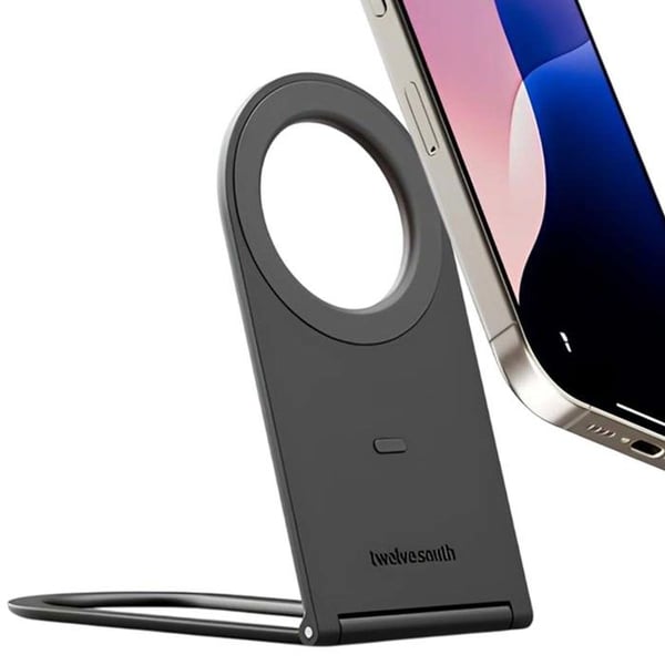 Stöd för MagSafe - TWELVE SOUTH - Curve Nano - Ultra Fin - Fjädrande - Grå