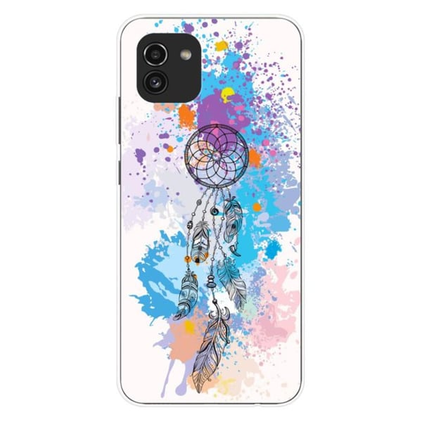 1001Coques - Silikonfodral kompatibelt med Samsung Galaxy A03 - Drömfångarmotiv i färg - Originaldesign tryckt i Frankrike