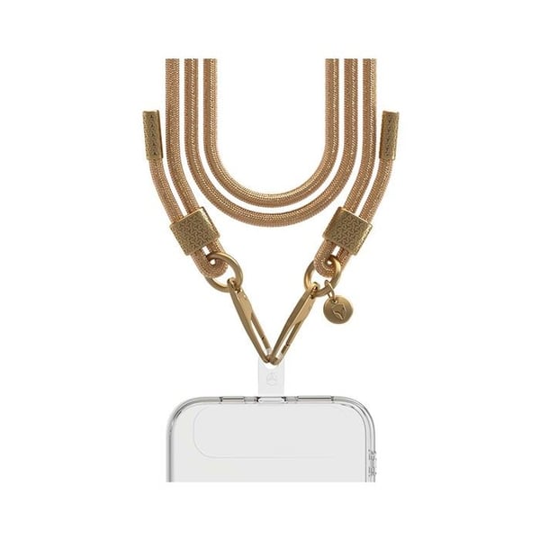 Telefonband - Force Case - Universell - Glittertråd Guld - Livstidsgaranti
