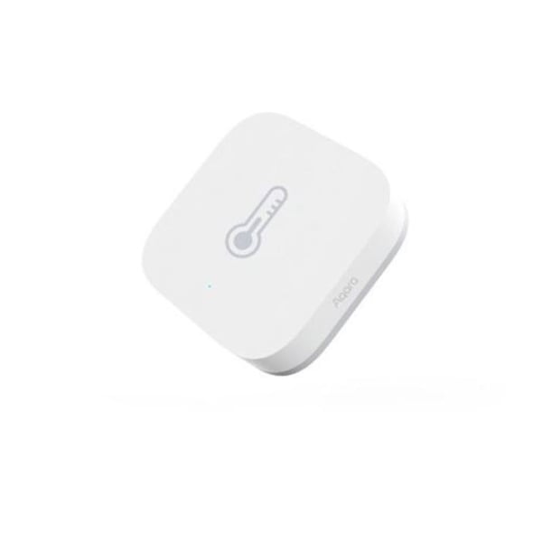 Temperatur- og fugtighedssensor - Aqara - TH-S02D - Hvid - Kompatibel med Apple HomeKit, Alexa, Google Home