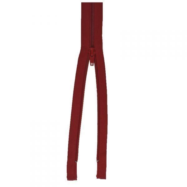 Separabel dragkedja - ECLAIR PRESTIL - 50 cm - Blodröd - 6 mm nylon - Högkvalitativ Separabel dragkedja - ECLAIR PRESTIL - 50 cm - Blodröd - 6 mm nylon - Högkvalitativ