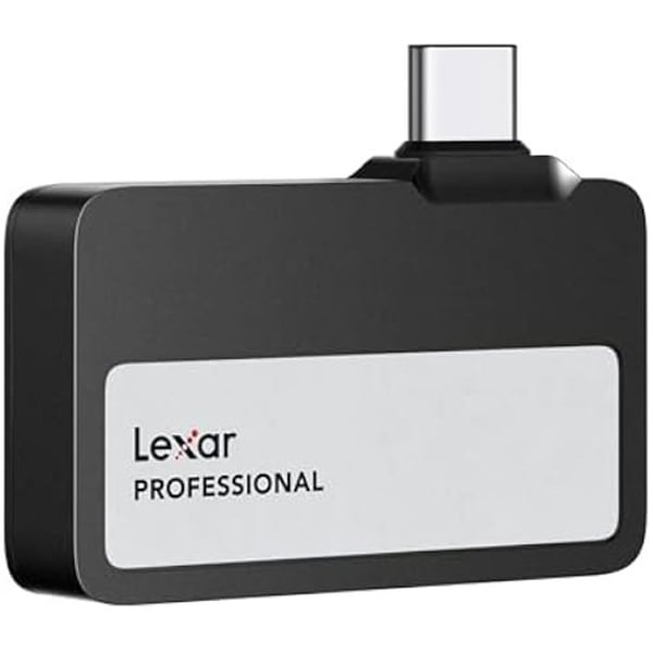 SSD Portabel - LEXAR - Professional Go - 2To - Ultratunn - Vattentålig och dammtålig
