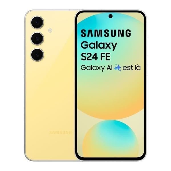 Samsung Galaxy S24 FE Smartphone 128 GB Gul