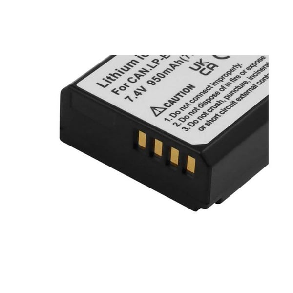 Li-ion batteri 7.4V för kamera, kompatibel med Canon EOS 1100D 950mAh