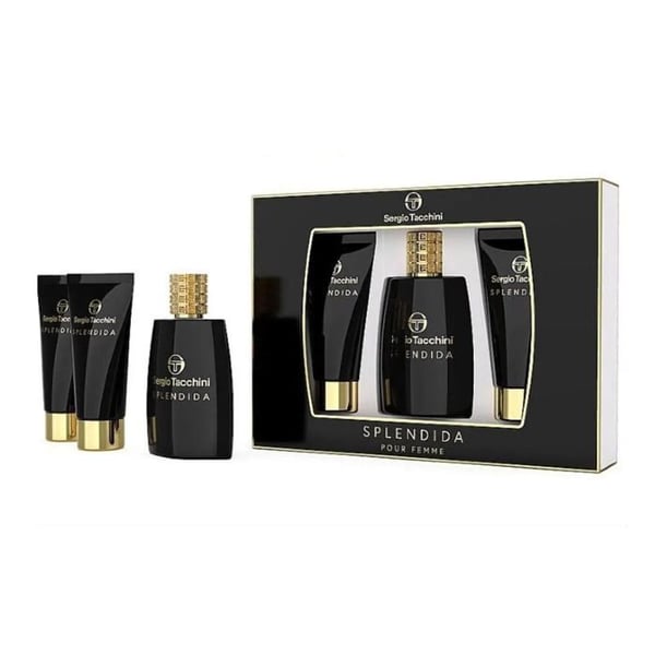 Sergio Tacchini Splendida Pour Femme Eau De Parfum 100ml Parfumerad Kroppslotion 100ml Duschgel 100ml