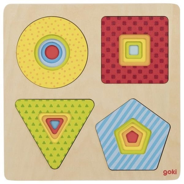 Formpuzzle - GOKI - Arkitektur og monument - Mindre end 100 dele - Unisex - Baby