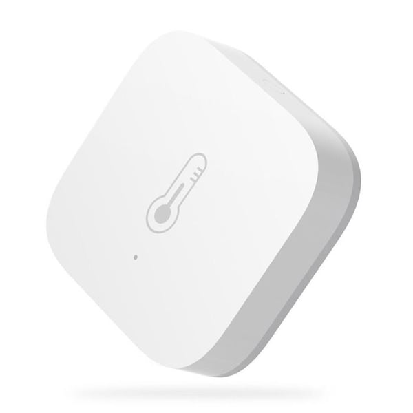 Temperatur- og fugtighedssensor - Aqara - TH-S02D - Hvid - Kompatibel med Apple HomeKit, Alexa, Google Home