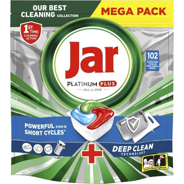 JAR Platinum Plus Djuprengöring 102 ks JAR Platinum Plus Djuprengöring 102 ks