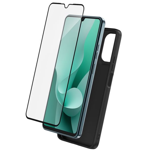 Skal + skärmskydd - BIGBEN - Motorola Moto G06 / G06 Power - Mjuk TPU - Härdat glas 9H 2.5D - Stötdämpning