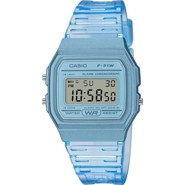 Klocka - Casio - F-91WS-2 - Digital - Resin - Vattentålighet 3 Atm