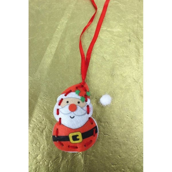 MégaCréa DIY - Juldekoration i filt Jultomte