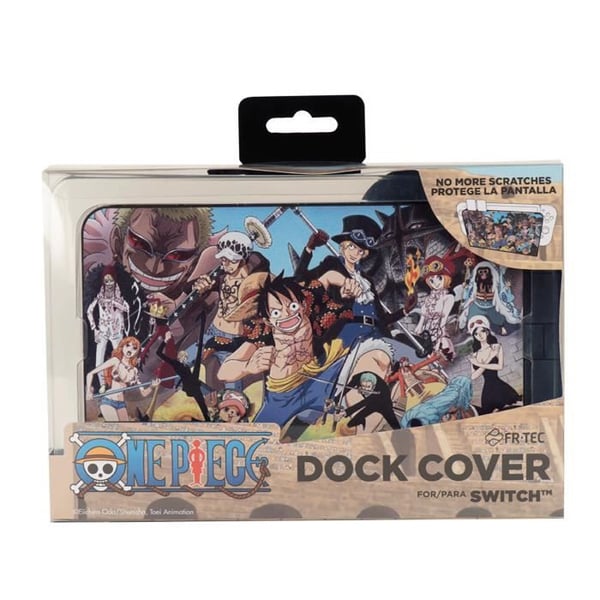 Dockskydd - Nintendo Switch - One Piece - Skydd - 6 platser - Svart
