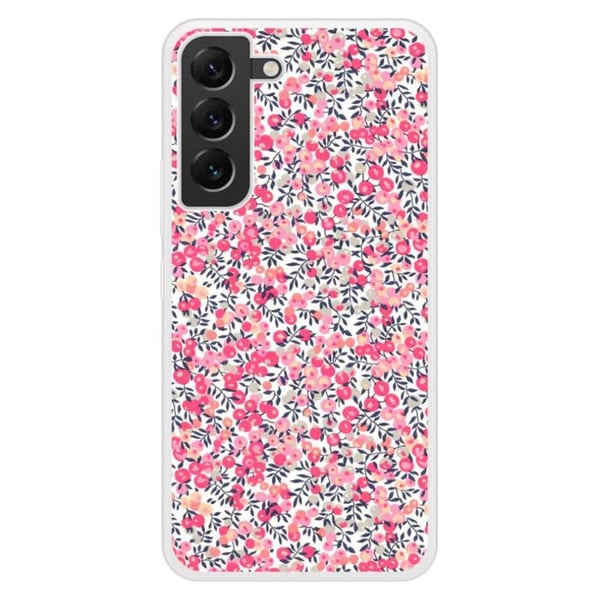 Silikonskal med förstärkning och tryck, kompatibel med Samsung Galaxy S22 Plus Liberty Wiltshire Rose
