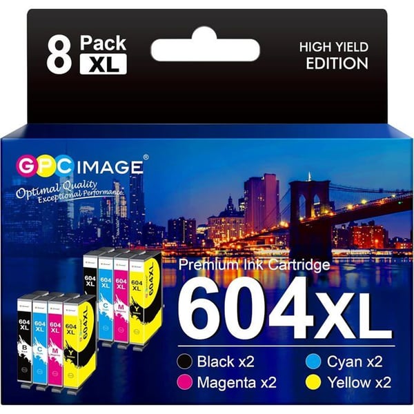 604Xl Bläckpatroner Kompatibla För Epson 604 Xl 604Xl För Xp-2200 Xp-2205 Xp-3200 Xp-3205 Xp-4200 Xp-4205 Wf-2910 Wf-2930 Wf
