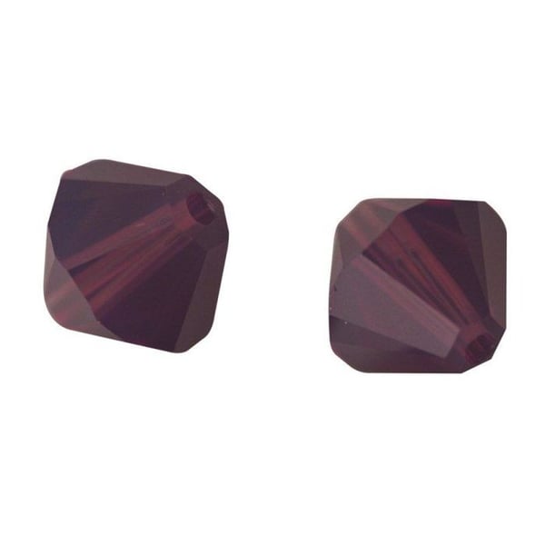 Swarovski kristallpärlor, 8 mm låda 11 st, cyklamen opal