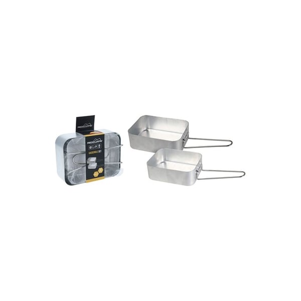 Set 2 Pack Aluminium