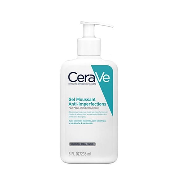 CeraVe Gel Moussant Anti-Imperfection Rengör huden med tendens till akne 236ml