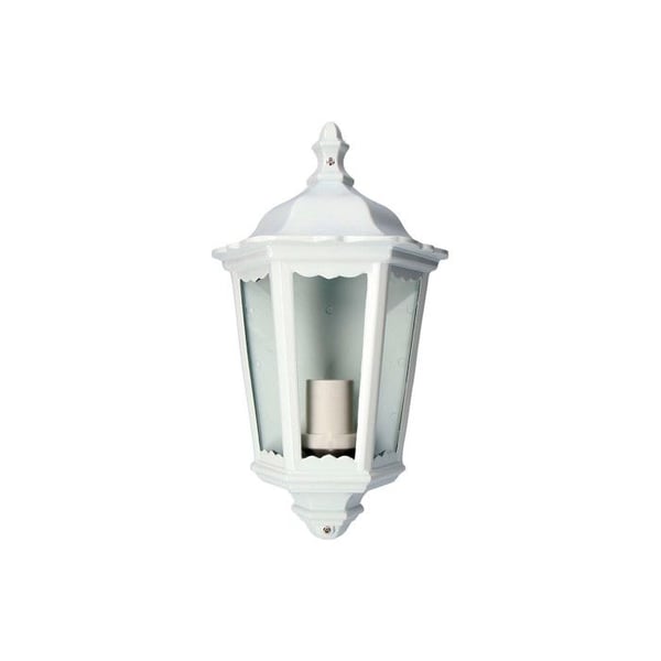 Aluminium- och Glasapplikation Ip44 E27 100w Vit Färg 25x12x43cm Modell Milan Edm