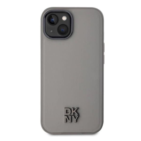 Bakskydd iPhone 15 - DKNY - MagSafe - Grå - Elegant och Semi-hård