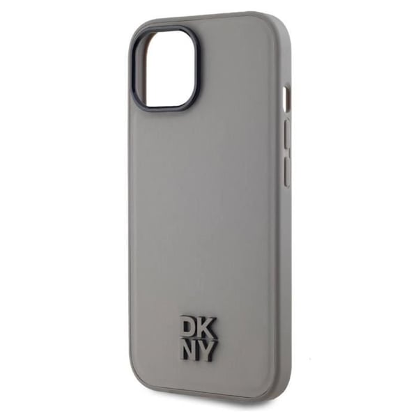 Bakskydd iPhone 15 - DKNY - MagSafe - Grå - Elegant och Semi-hård