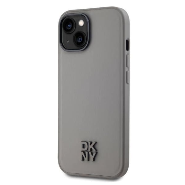 Bakskydd iPhone 15 - DKNY - MagSafe - Grå - Elegant och Semi-hård
