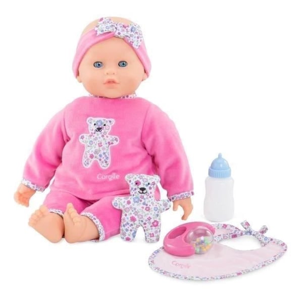 Stor interaktiv Lucille babydocka - COROLLE - Mon Grand Poupon - 42cm - Från 2 år