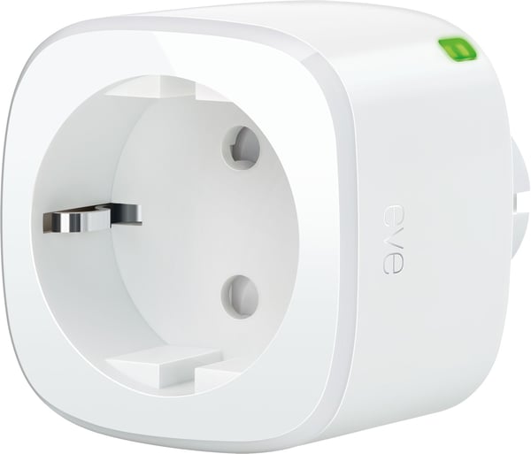 Smart stik - EVE - Energi EU - Forbrugsopfølgning - Stemmestyring - Thread/Apple/Google/Alexa/SmartThings
