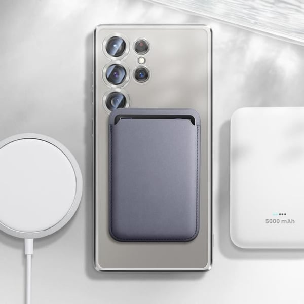 Coque MagSafe - Samsung Galaxy S25 Ultra - Silikon - Silver Chrome Kontur - Helhetskydd