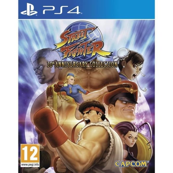 Street Fighter 30th Anniversary Collection PS4-spel Street Fighter 30th Anniversary Collection PS4-spel