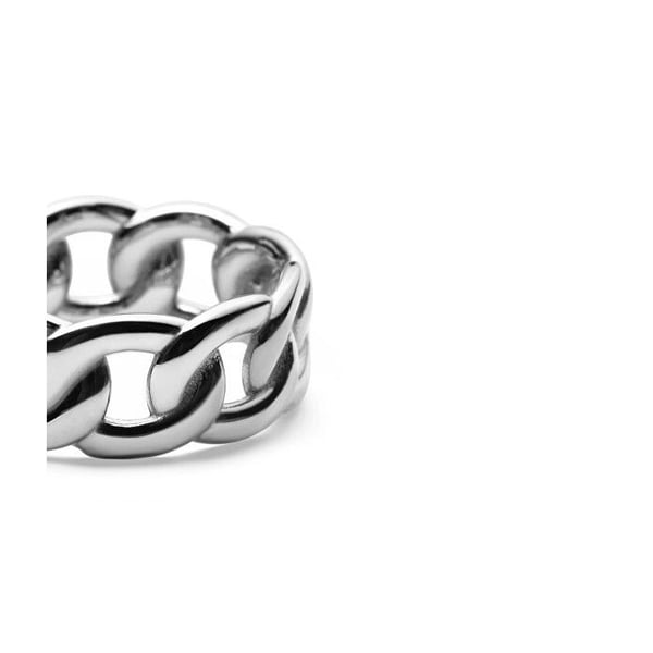 Elegant Chunky Chain Steel Ring DW0040084 - Omkrets: 58 mm