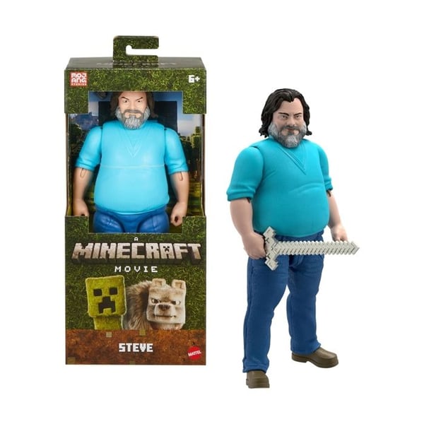 Rörlig figur - MATTEL - Steve - Flerfärgad - 30 cm - Från 6 år