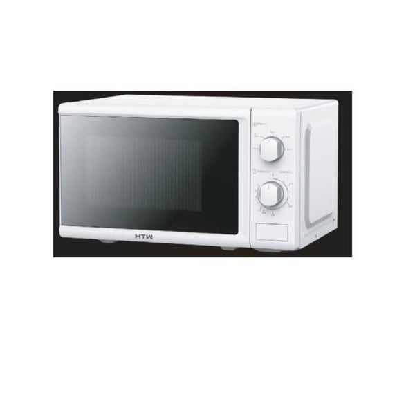 Mikrovågsugn - HTW - 700W - Vit - Grill - Grill + mikrovågsugn
