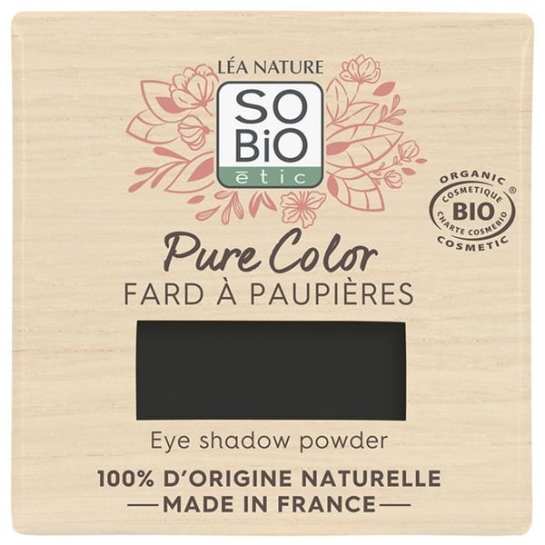 So'Bio Étic - Ekologiskt ögonskugga Pure Color N°05 Svart Onyx 3 g