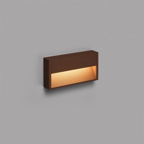 GRADA-2 LED, Brun vägglampa, Faro Barcelona
