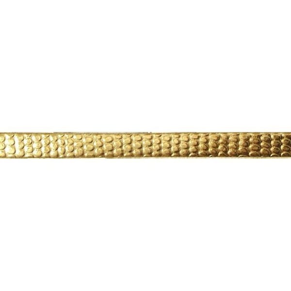 MégaCréa - Armband 6 mm Krokodilstil Guld