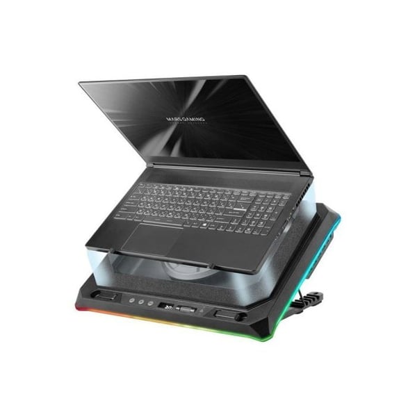 Mars Gaming Mnbc-ultra Bas Kylare och Ställ för Bärbara Datorer Upp till 18" Rgb 5 Positioner Svart