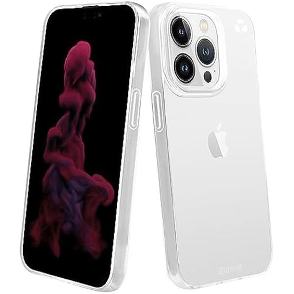 Coque - MUVIT - iPhone 14 Pro - Transparent - Ultra tunn - Motståndskraftigt skydd
