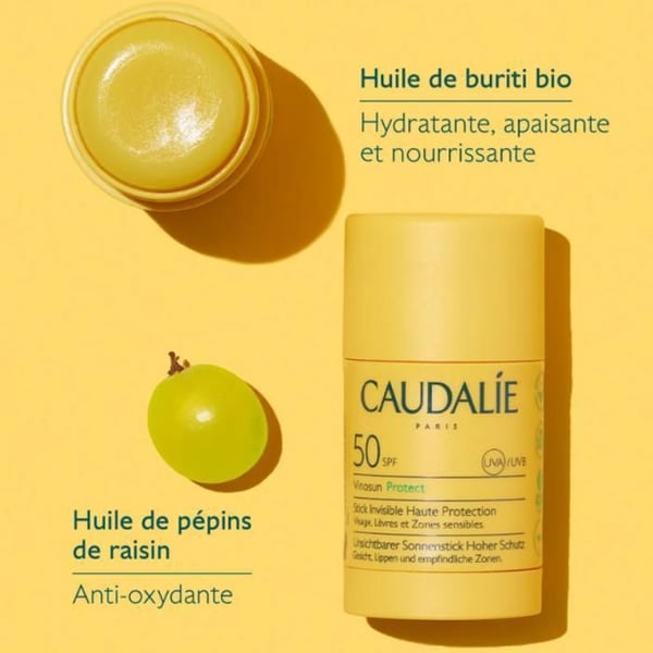 CAUDALIE - VINOSUN SKYDD INVISIBEL STIFT SPF50