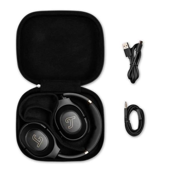 Bluetooth-hörlurar - Teufel - REAL BLUE PRO - Aktiv brusreducering - Batteritid 44h - Svart