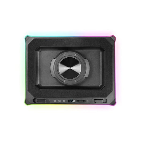 Mars Gaming Mnbc-ultra Bas Kylare och Ställ för Bärbara Datorer Upp till 18" Rgb 5 Positioner Svart