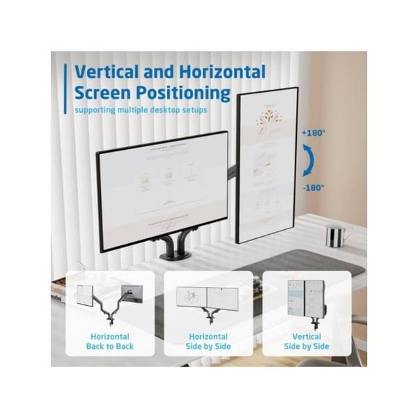 Skärmstöd Ewent EW1534 17"-32" Svart