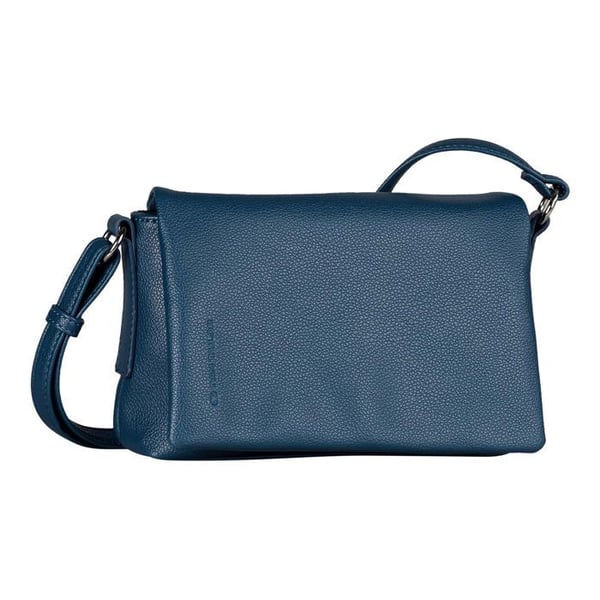 Axelväska med band - TOM TAILOR - Lissi Flap Bag no Zip S - Blå - 21x15x6 cm - 230 g