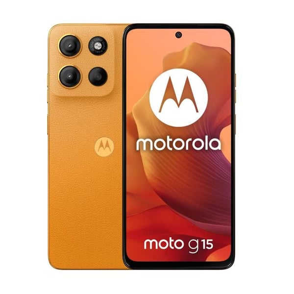 Motorola Moto G15 4G 8 GB/128 GB Orange (Soluppgång Orange) Dubbel SIM