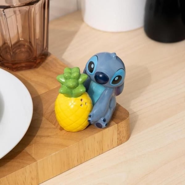 STITCH OCH ANANAS KERAMISK SALT- OCH PEPPERSKAKARE UNDER OFFICIELL LICENS
