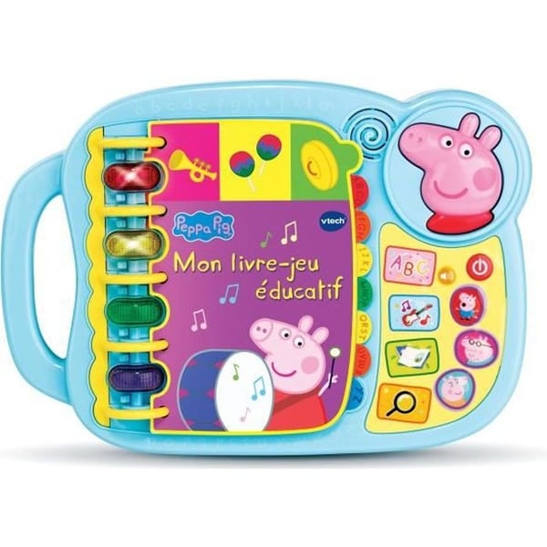 VTECH Educational Game Book - Peppa Pig - Roliga ljud - 14 sidor med berättelser och spel