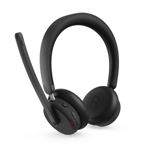 Hovedtelefon med mikrofon - LENOVO - 6550 - Dual-mode ANC - USB-C & trådløs - Kompatibel med Microsoft Teams
