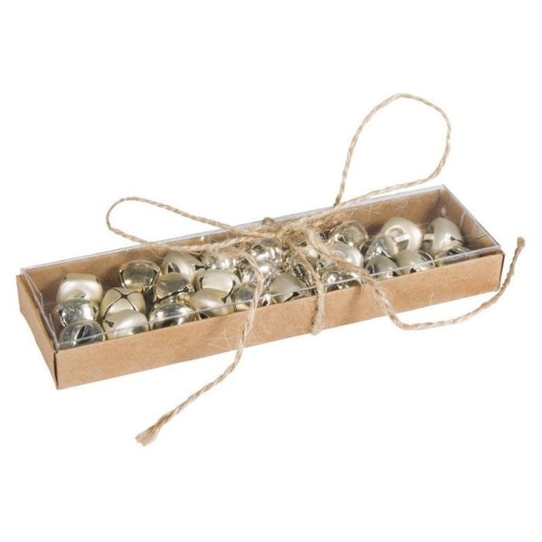 Metalldojor, 1,5cm assorterade, glänsande och matta, Förpackning 27st, kashmirguld