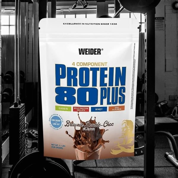 Protéine 80 Plus 500g Brownie Double-Choc Weider Proteine